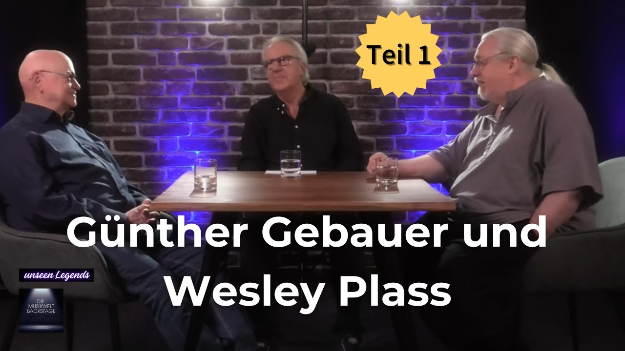 Günther Gebauer und Wesley Plass - zwei Musiker-Legenden im Gespräch