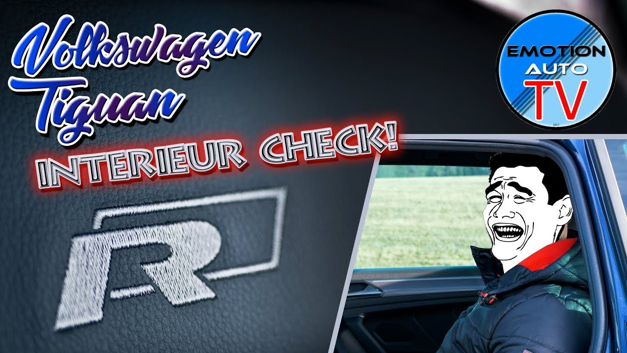 Volkswagen Tiguan R-Line 2017 - Interieur Check!