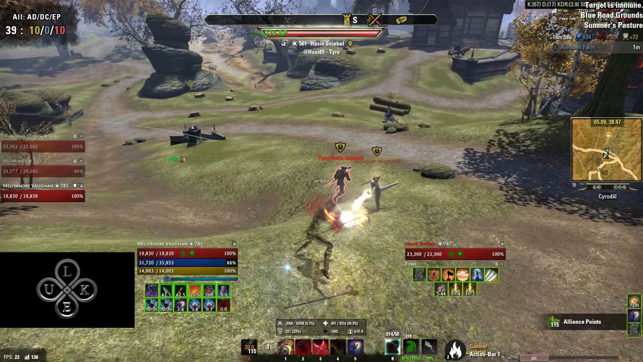 ESO - Magicka NB Ganker PvP - Homestead
