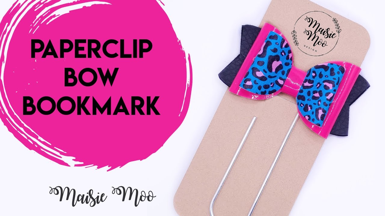 Paperclip Bow Bookmark - Planner Accessory - Paperclip Charm