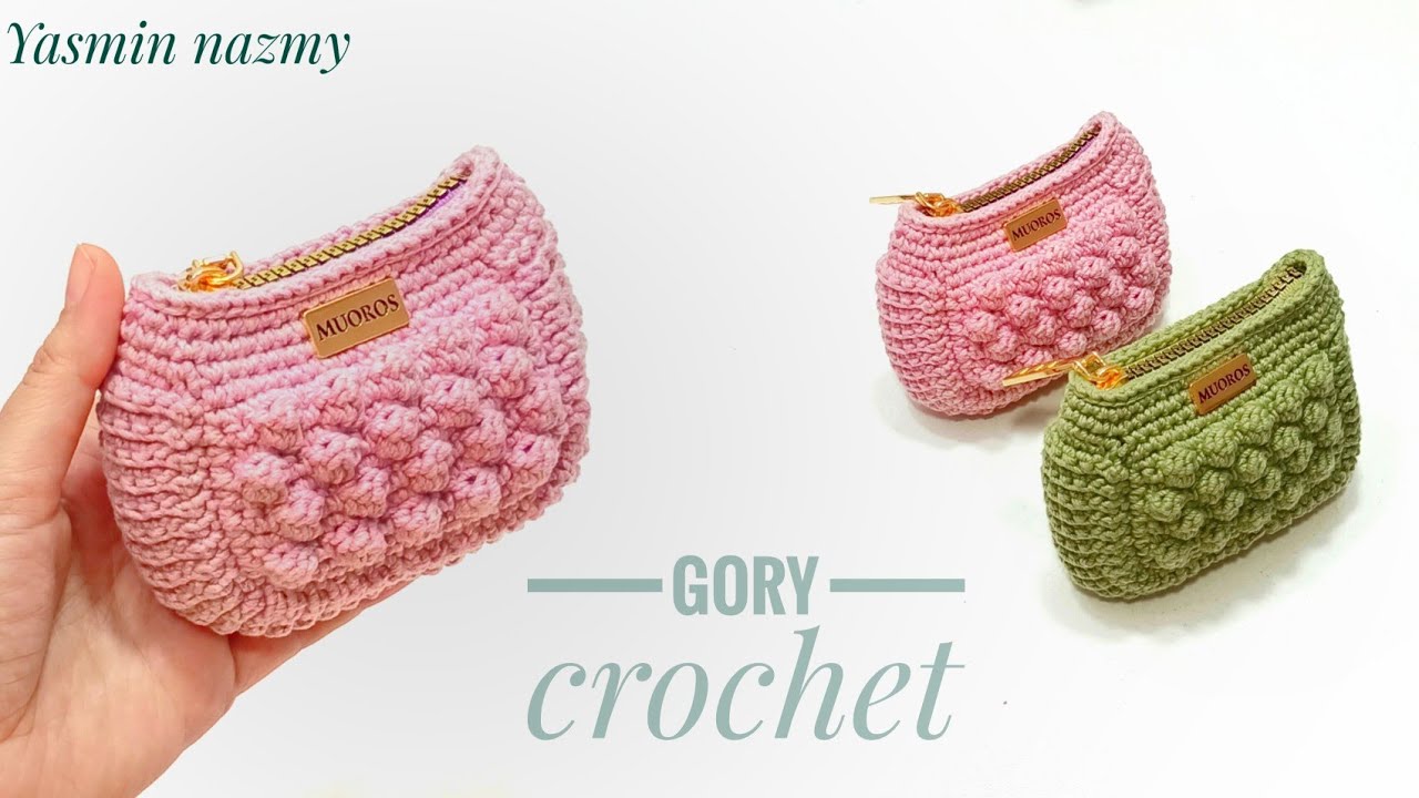 كروشيه محفظه من بواقي الخيوط سهله وبسيطه crochet wallet