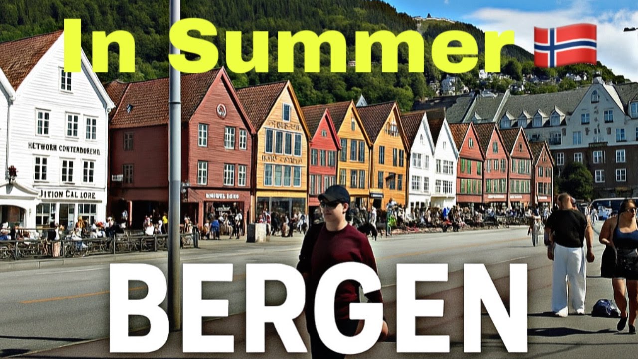 Is This the Most Beautiful City in Norway? 🇳🇴 Bergen Summer Walk 4K