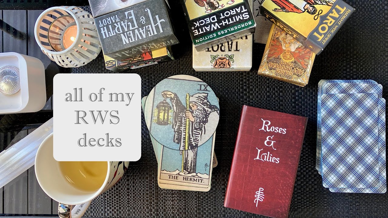 An afternoon with my RWS Decks  🍵 🃏 | #riderwaitetarot