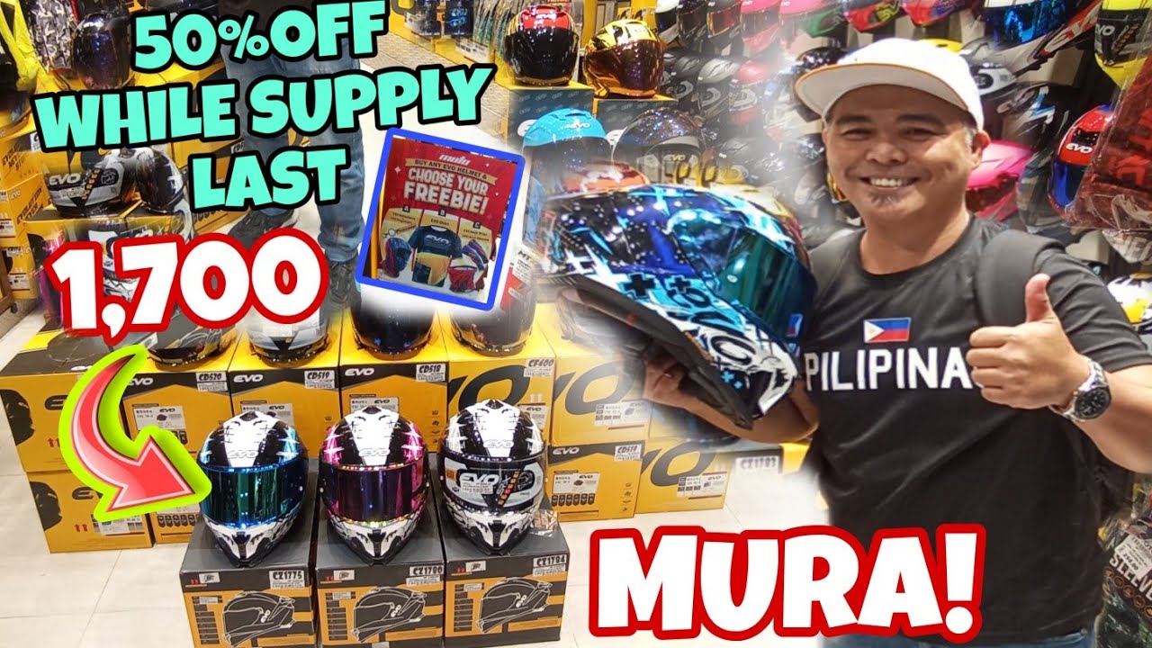 MOTORCYCLE HELMET| ICC APPROVED SAFE GAMITIN | 1,700 PESOS my HELMET KANA| 50% OFF SEVEN|EVO.