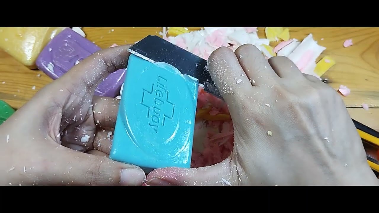 🧼ASMRSOAP🧼Cutting💜Carving💛Satisfying🩷Relaxing💚Dry soap🧡