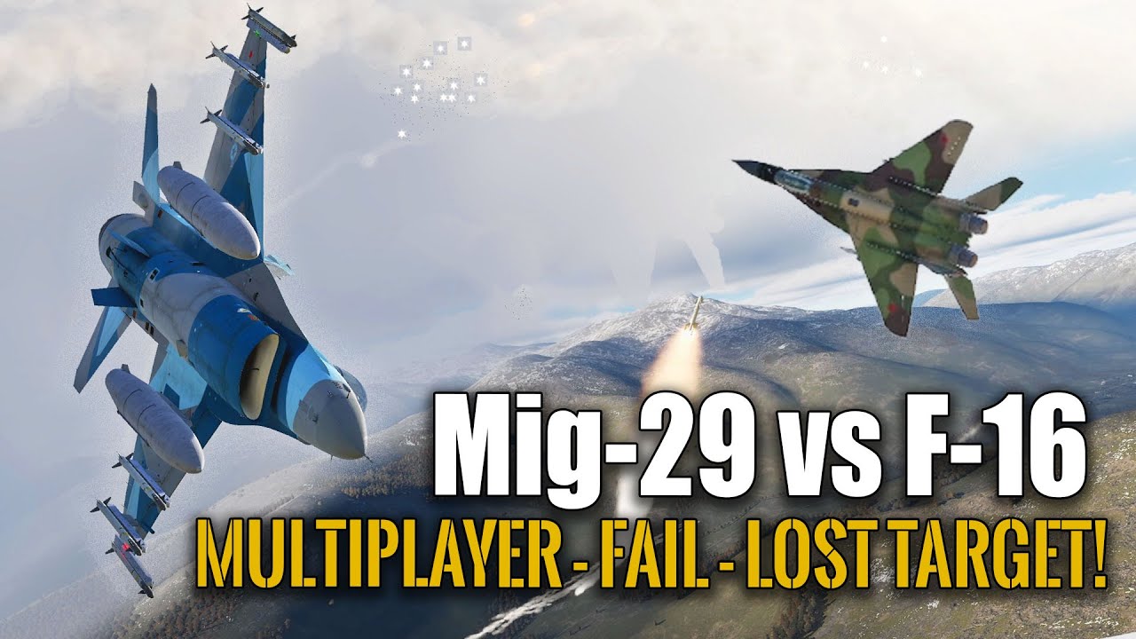DCS World Multiplayer: Mig-29 vs F-16 Viper How in Dogfight missiles fail (in pvp a2a GS server)