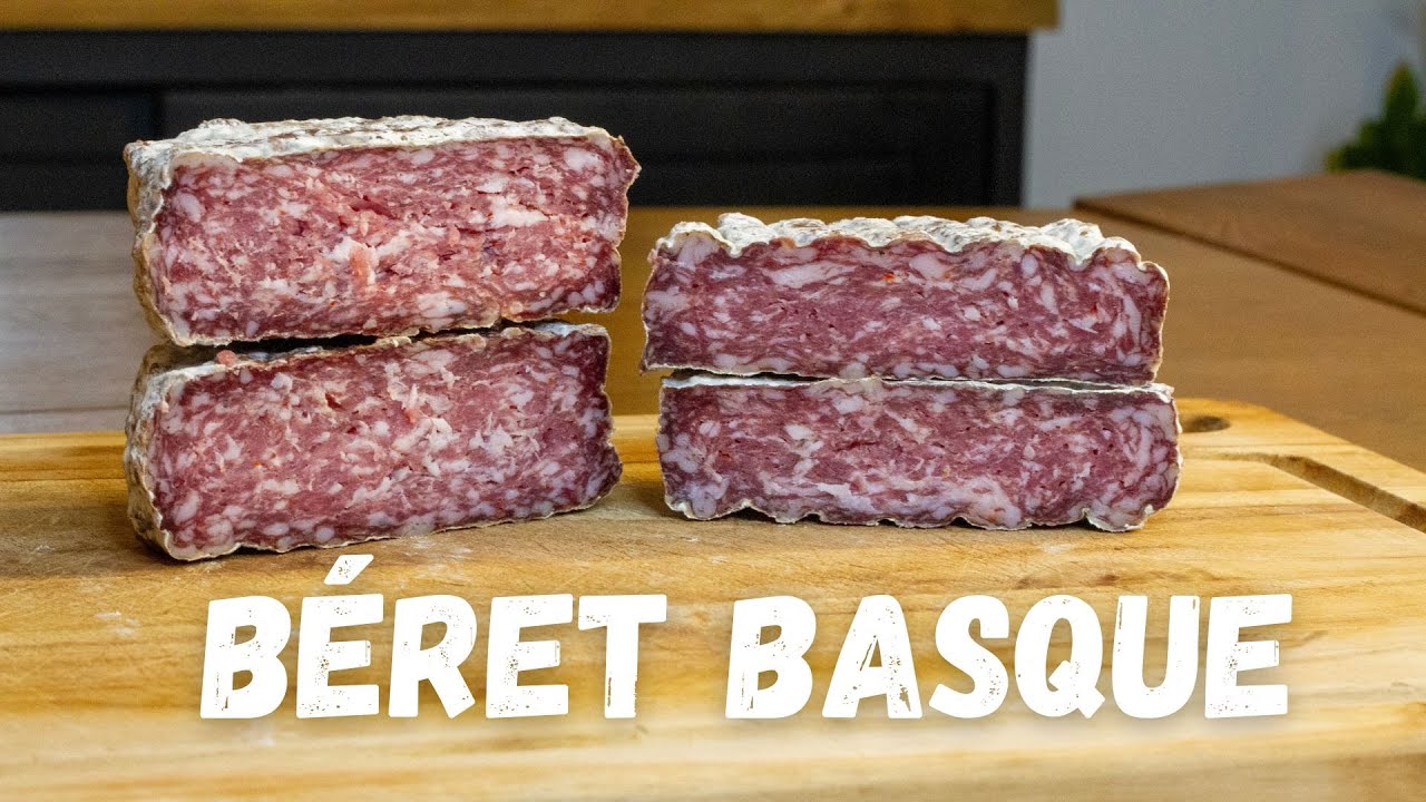 BÉRET BASQUE : ce saucisson sans peau en forme de camembert : Notre 1er essai 😊