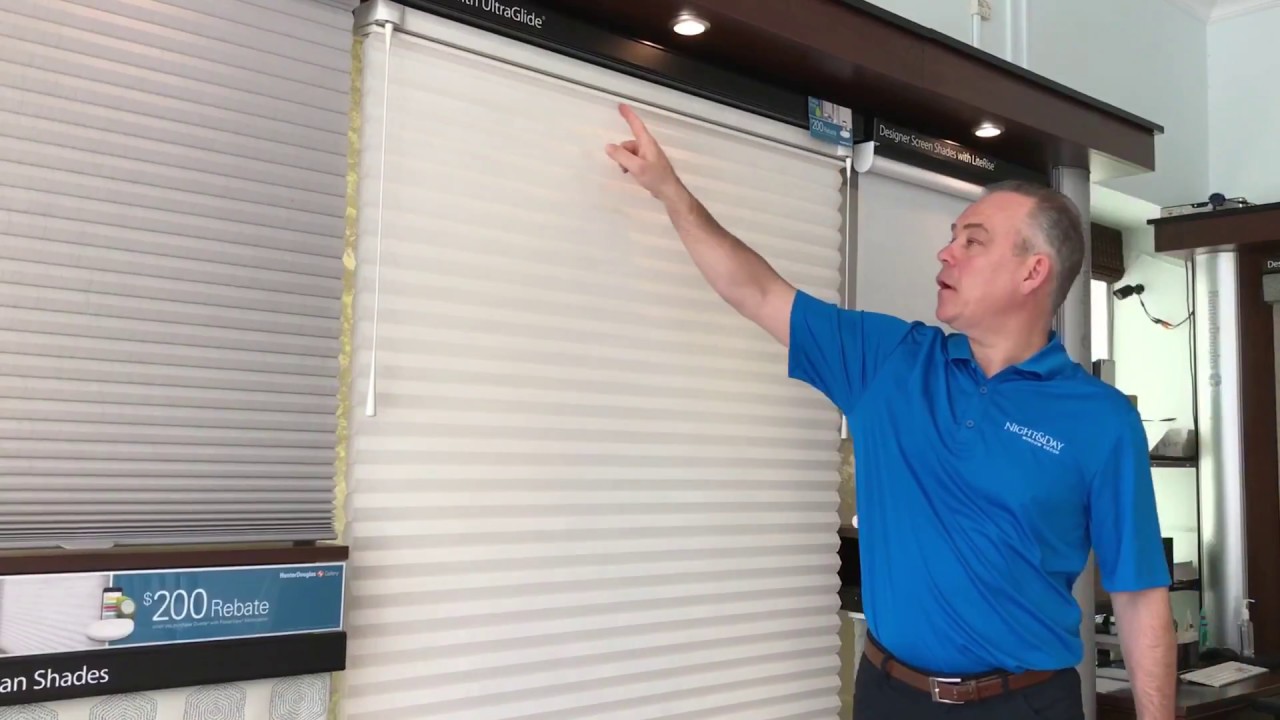 Инструкция: как отрегулировать положение жалюзи Hunter Douglas Duette