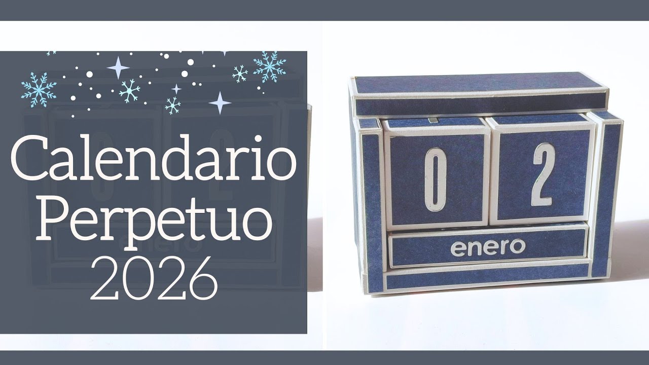 CALENDARIO PERPETUO 2026 - TUTORIAL | LLUNA NOVA SCRAP