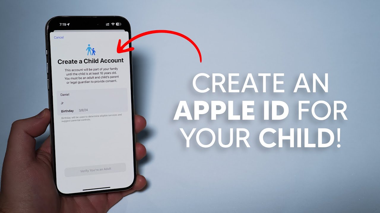 How To Create an Apple ID for your Child!