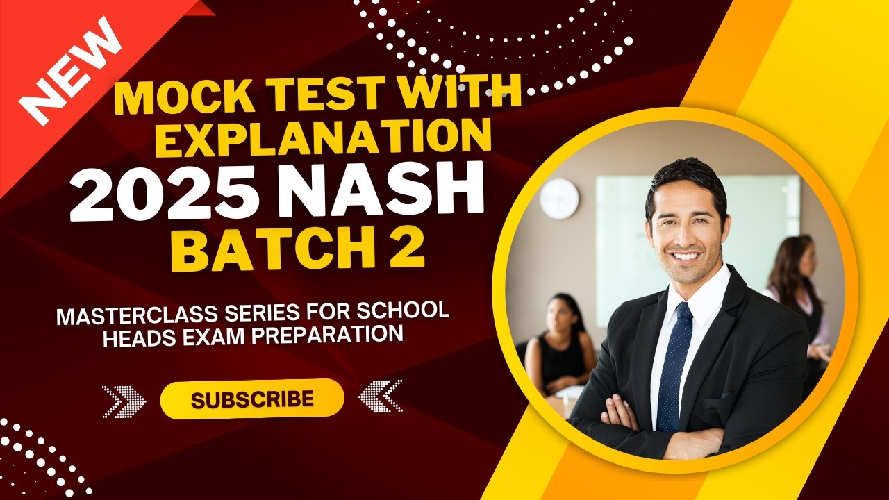NASH 2025 Batch 2 Review | Masterclass Series for School Heads Exam Preparation