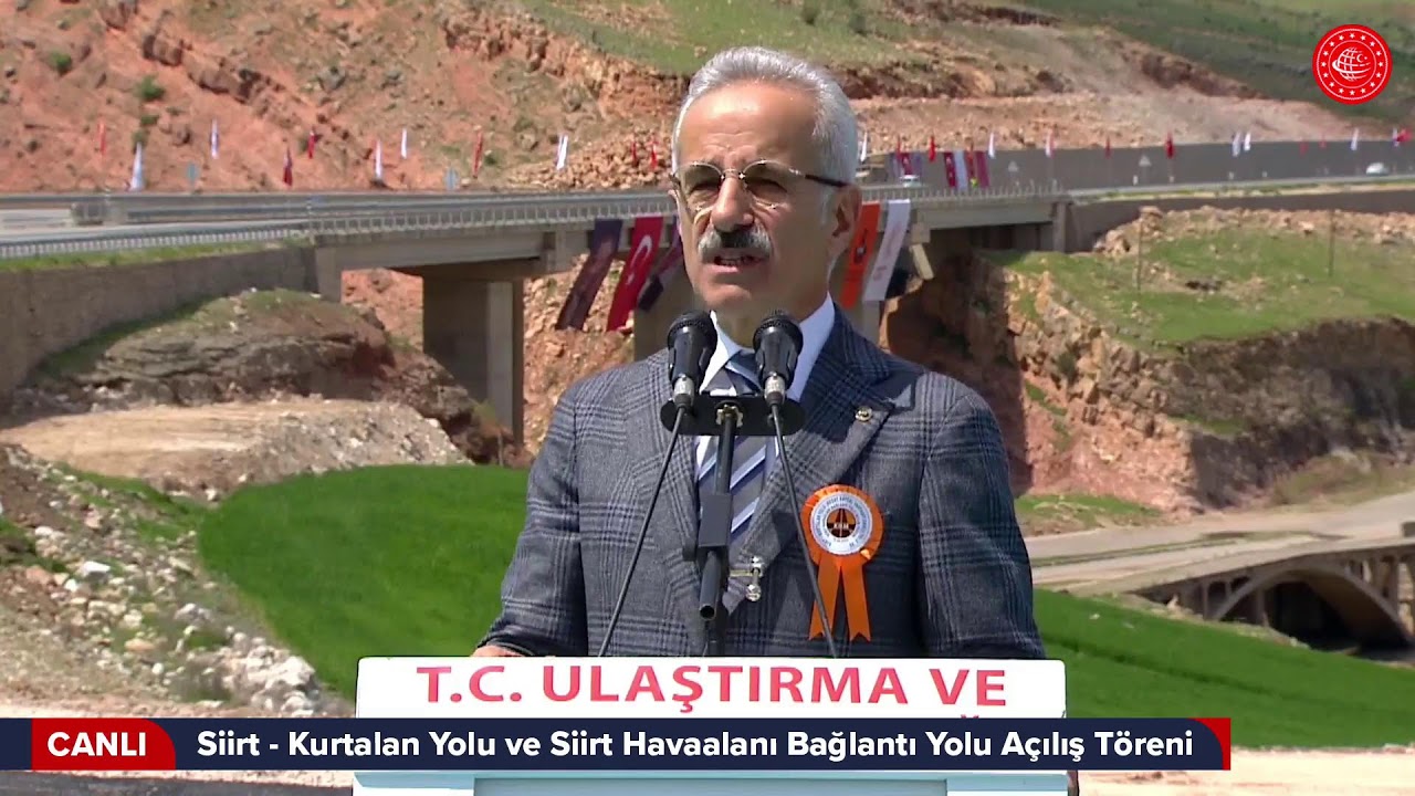 #Canlı | Siirt - Kurtalan Yolu ve Siirt Havaalanı Bağlantı Yolu Açılış Töreni