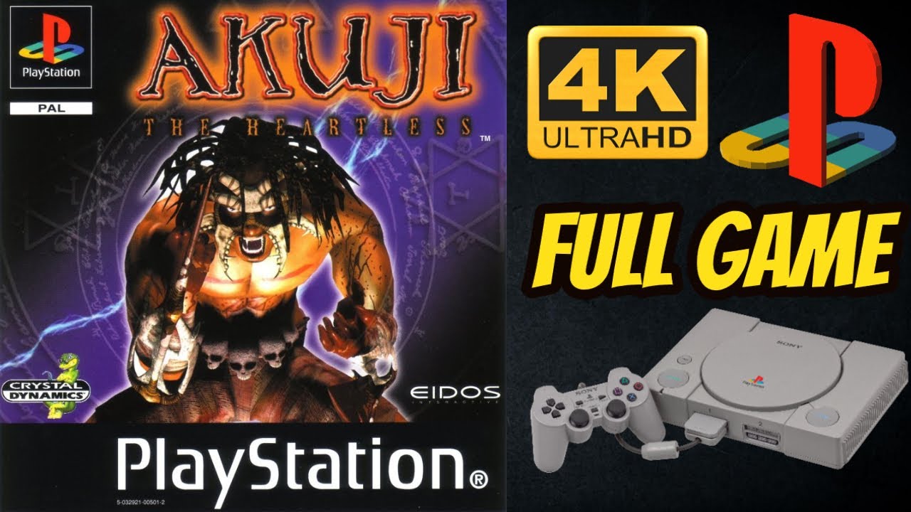 Akuji the Heartless | PS1 | 4K60ᶠᵖˢ UHD🔴 | 100% ALL ANCESTORS Longplay Walkthrough Full Movie Game