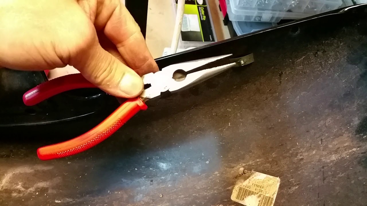 How to remove Harley Davidson Touring Road King Bike Emblems Logos from Front Fender Speed Nut