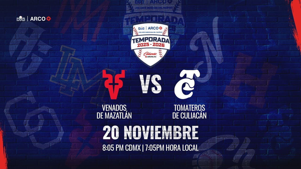 Venados de Mazatlán vs Tomateros de Culiacan  || 20 de noviembre de 2025