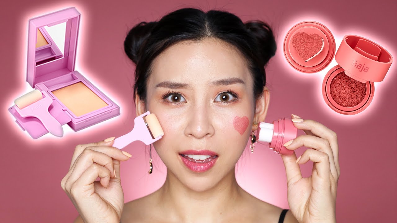 Paint Roller Highlighter + Stamp on Blush! Yay or Nay?