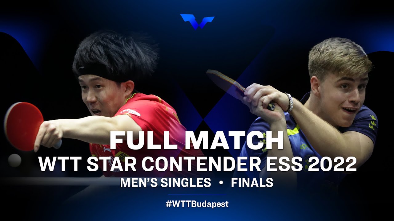 FULL MATCH | Wang Chuqin vs Truls Moregard | MS Final | WTT Star Contender ESS 2022