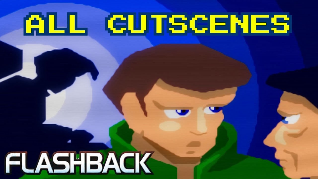 Flashback &ndash; All Cutscenes & Full Story | Retro Game Movie
