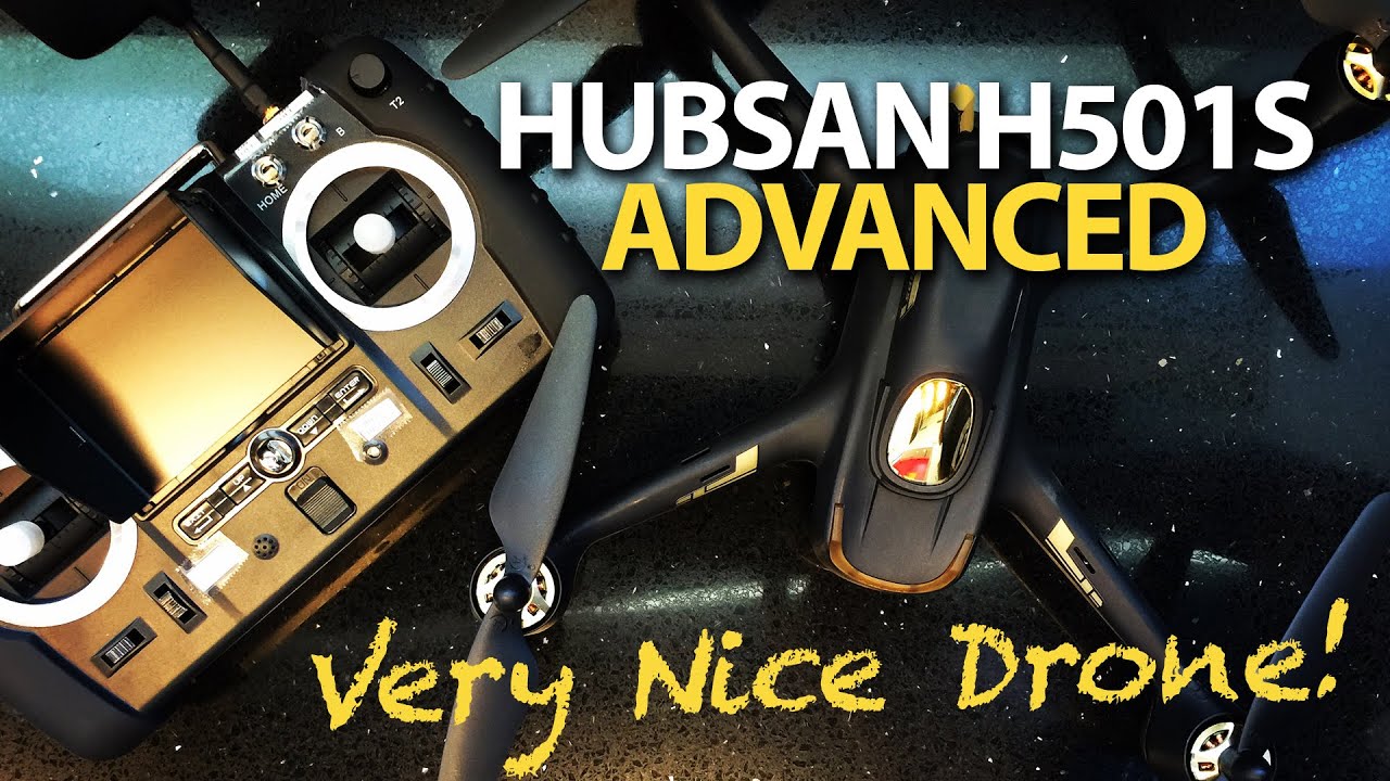 Hubsan H501S X4 Advanced - HIT A TREE & Follow Me - TESTED