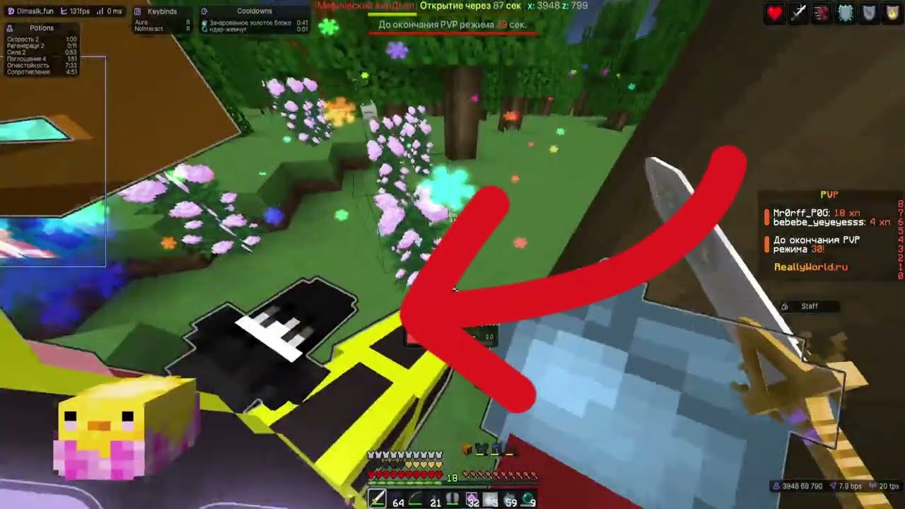 СЛИЛ ВЕСЬ СЕРВЕР С ЛУЧШИМ ЧИТОМ DIMASIK CLIENT | REALLYWORLD | MINECRAFT