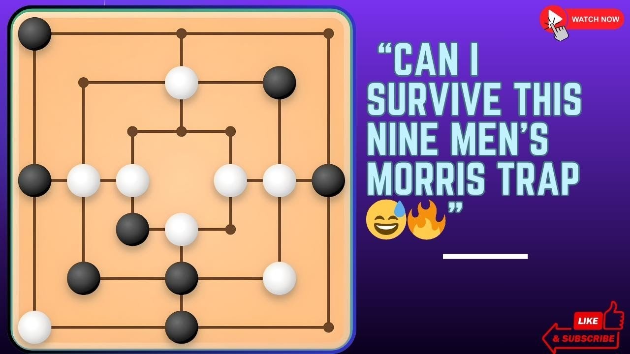 &ldquo;Win Without Flying Challenge! | Can I Survive This Nine Men&rsquo;s Morris Trap? 😅🔥&rdquo;