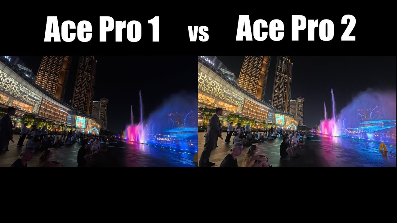 Insta360 Ace Pro 2 vs Ace Pro 1 - low light comparison