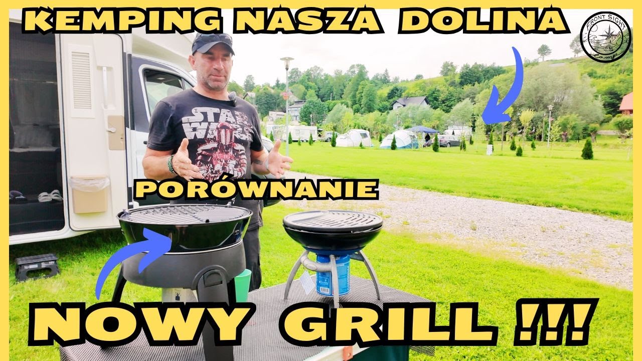 Kupiliśmy Grila CADAC, porównujemy go z GAMPINGAZ  i testujemy na kempingu Nasza Dolina / vlog #96