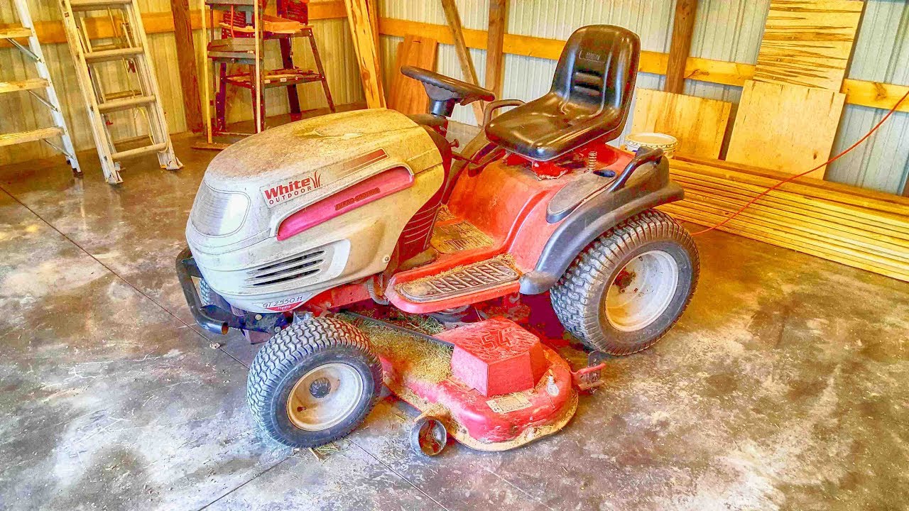 Steering repair on White Outdoor Lawn Mower by MTD