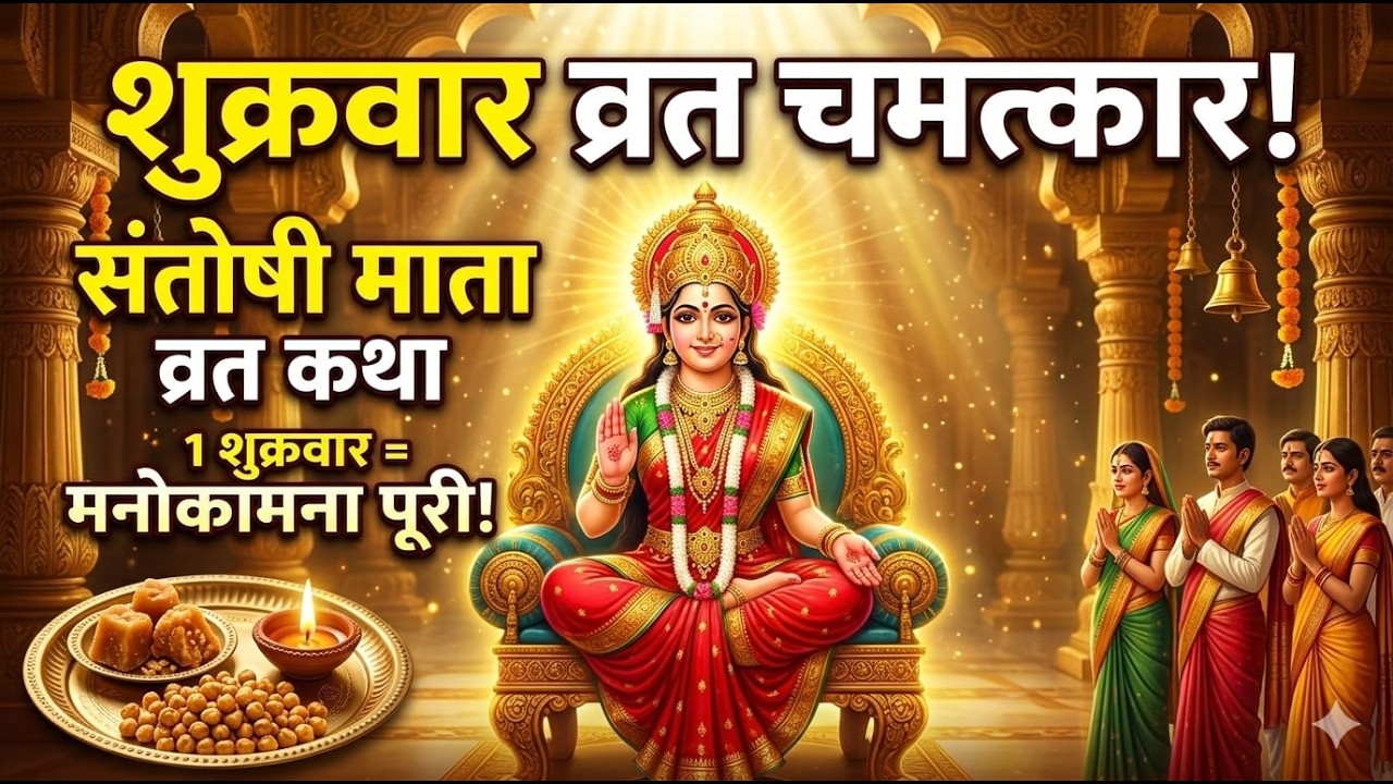शुक्रवार स्पेशल: माता संतोषी की दिव्य स्तुति 🙏 सुनते ही दूर होंगे सारे दुख | Santoshi Mata Bhajan