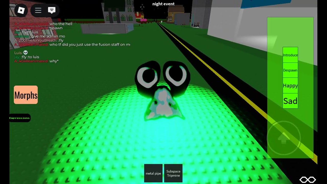 IR entity roleplay night event