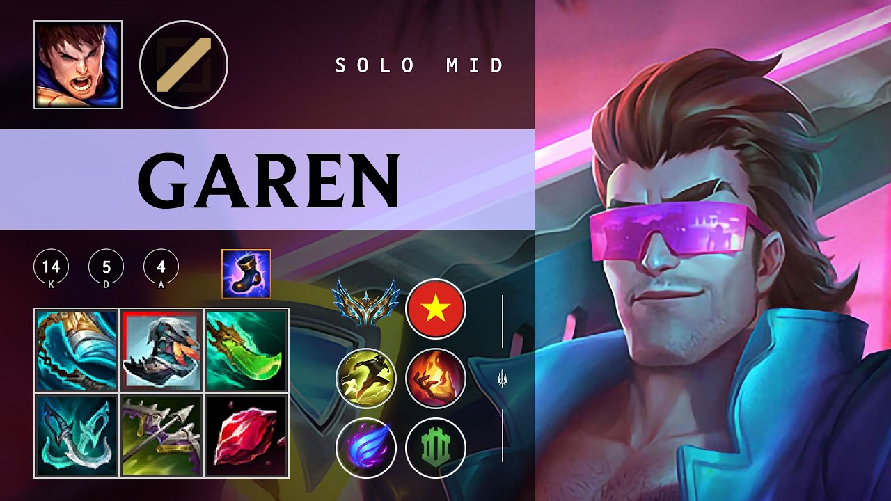Garen Mid vs Mel - VN Challenger Patch 26.03