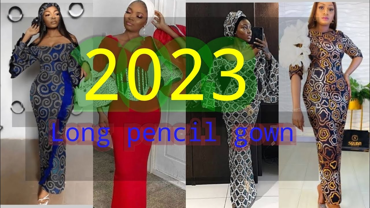 Latest 2023 Ankara pencil gown styles for women/Ankara mixed styles/African Ankara party styles