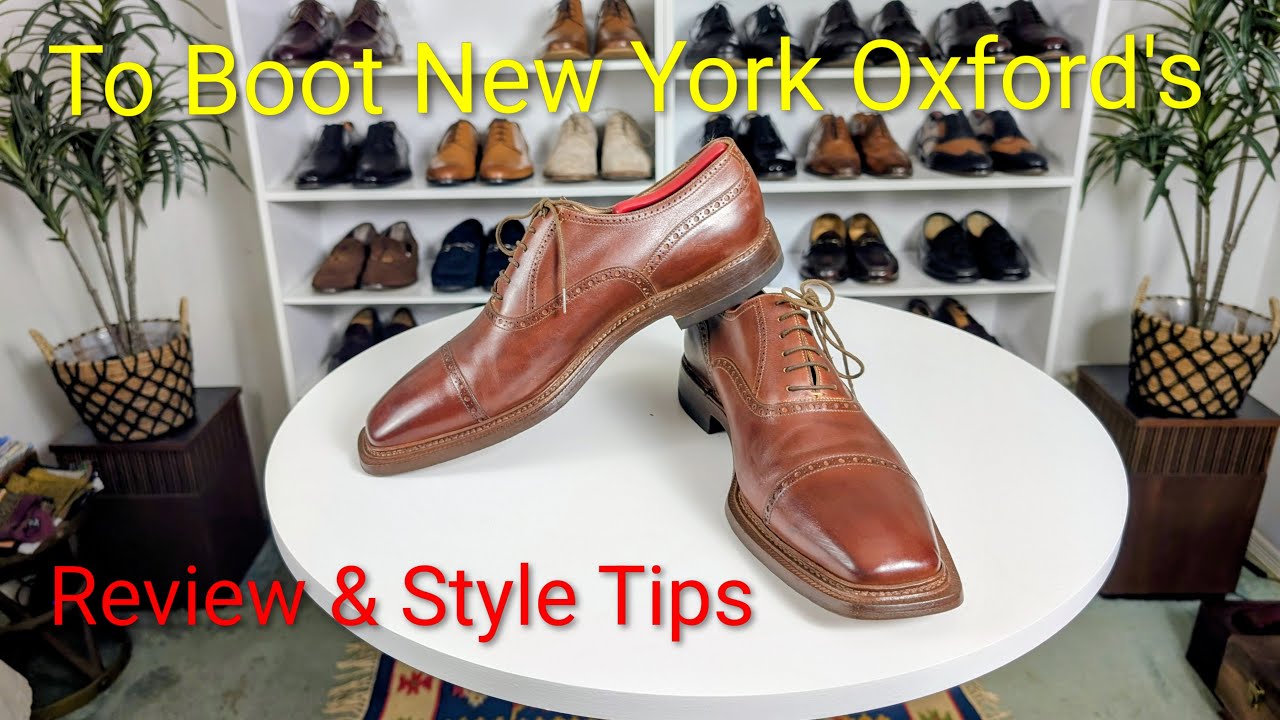 To Boot New York Oxford Review: Handmade quality at thrift store prices?