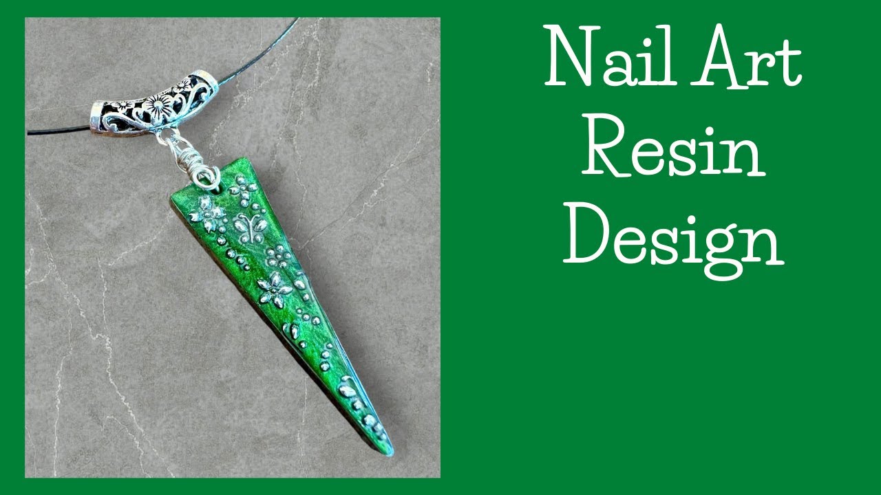 Use nail art to make your resin pieces pop!