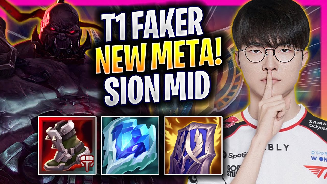 FAKER CRAZY NEW META SION MID! - T1 Faker Plays Sion MID vs Yone! | Season 2026