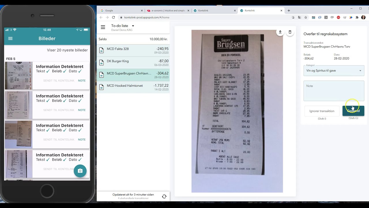 Kontosnap til Kontolink