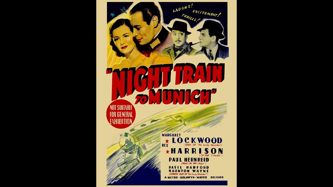 Margaret Lockwood, Rex Harrison & Paul Henreid in Carol Reed's 