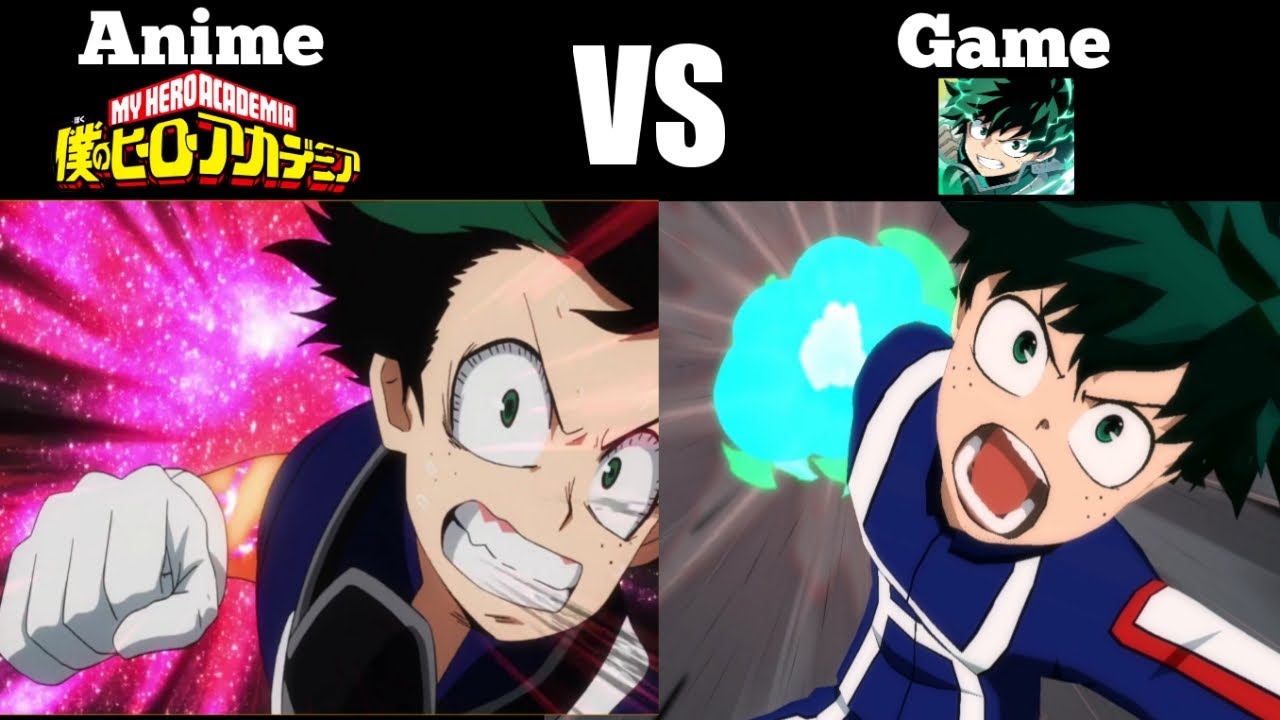 COMPARING STRONGEST HERO VS ANIME: My Hero Academia (Izuku Midoriya)