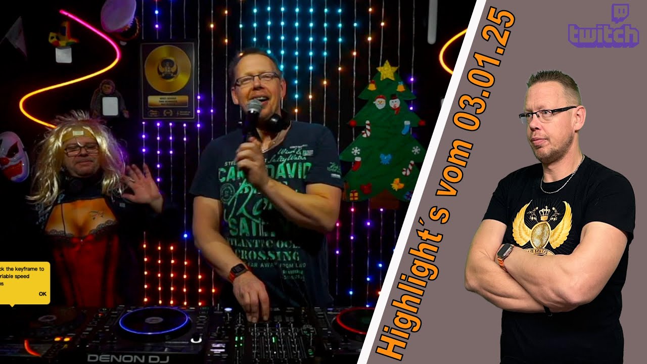 Twitch 03.01.25 Highlight DJ Mike Piller & DJ NaMa zu Gast