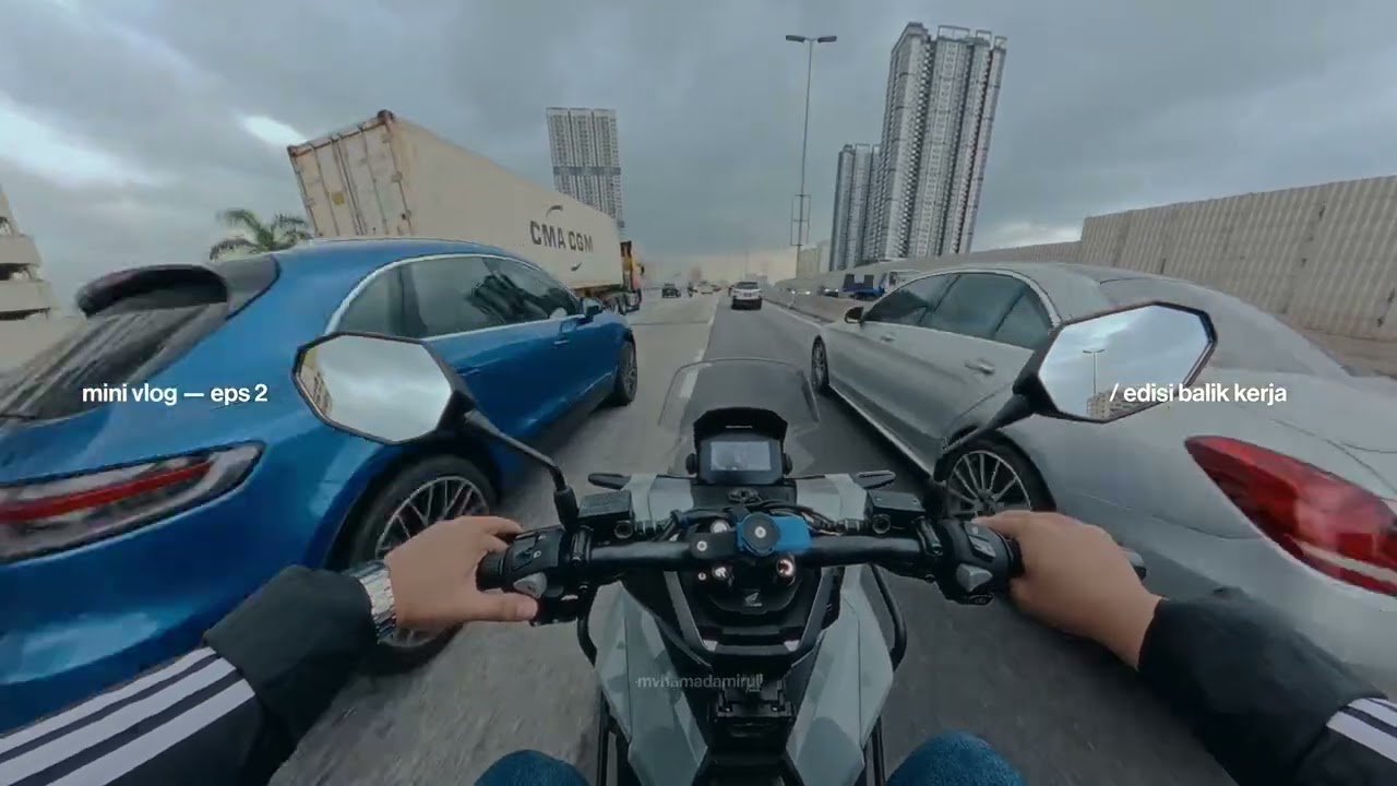 [DJI Osmo 360] Video Ride Setapak — Puncak Alam (Edisi Balik Kerja)