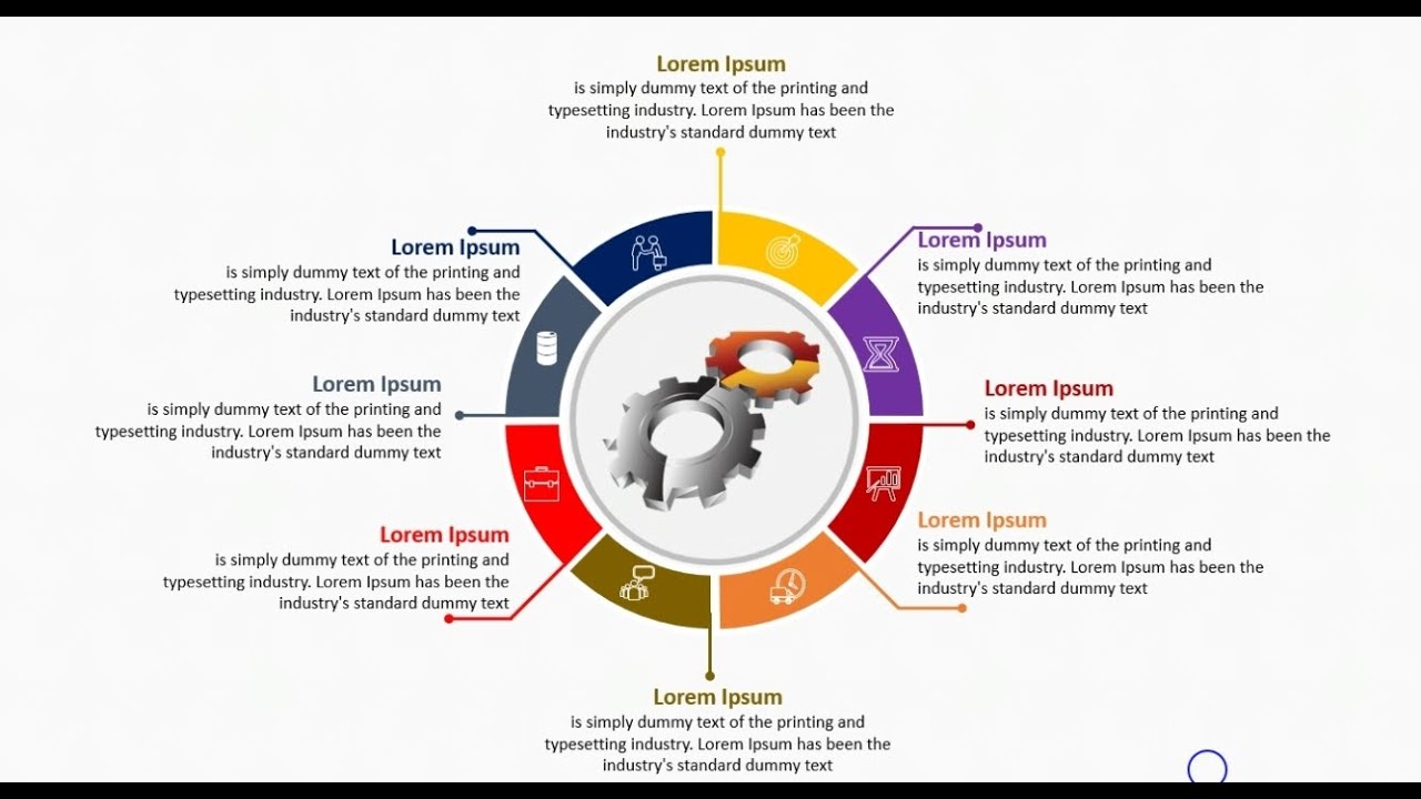Cyclic Infographic Design Template #07
