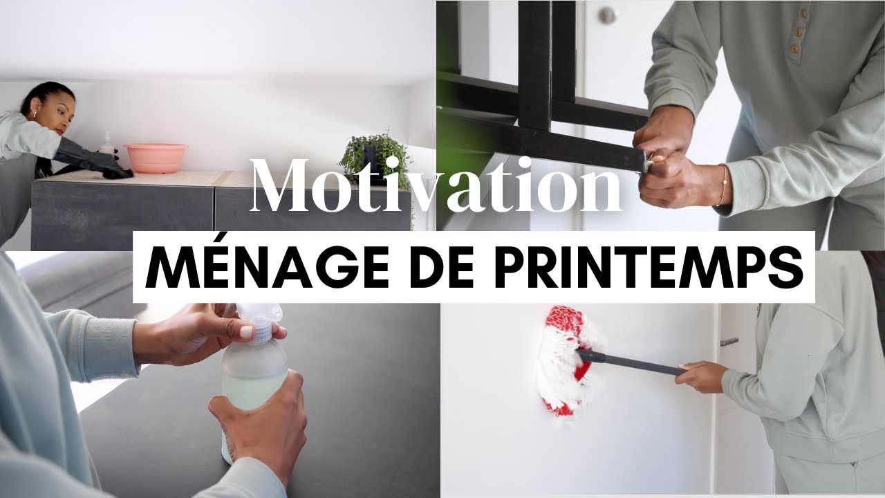 MOTIVATION MÉNAGE | Nettoyage de printemps écologique (Clean with me)