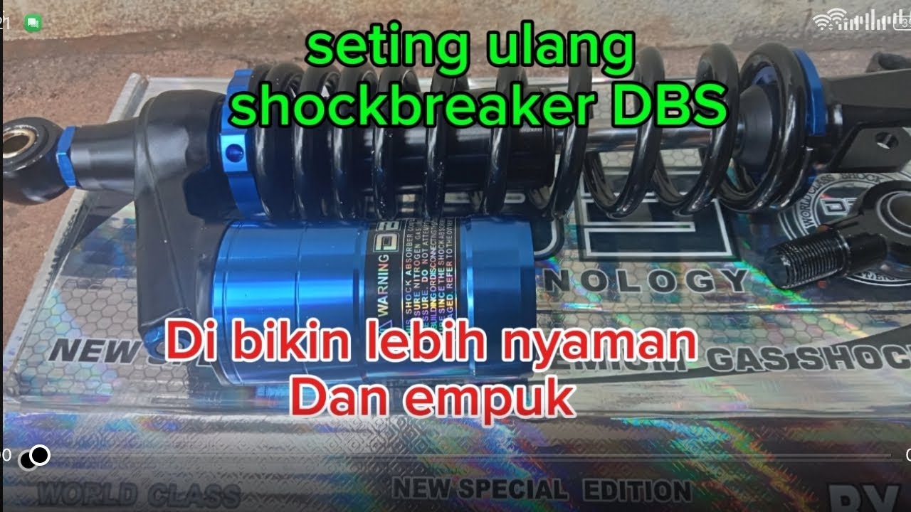 CARA SETING, CARA RIBOEN SHOCK DBS DI BIKIN LEBIH NYAMAN & EMPUK