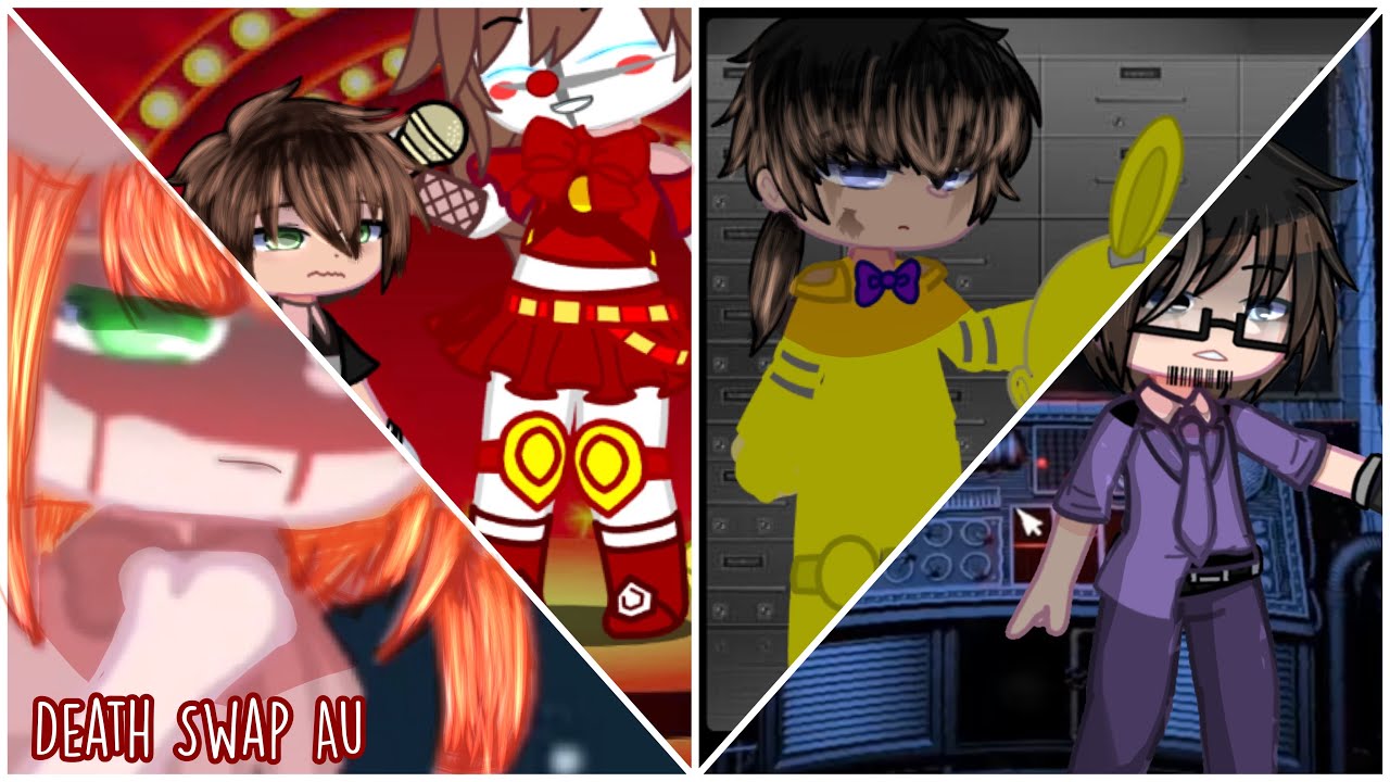 Death Swap AU | Afton Family / FNaF | Gacha club