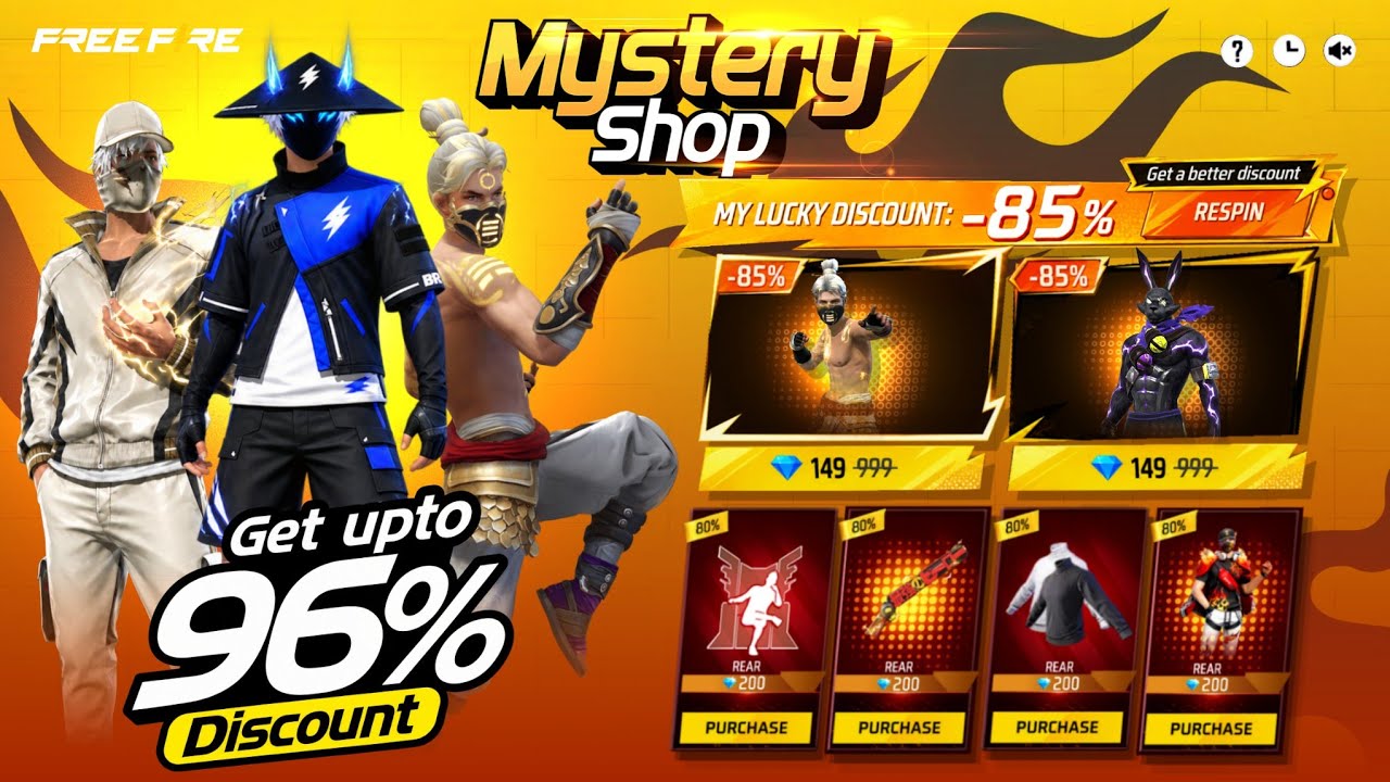 New Mystery Shop Discount Event | New Event Free Fire Bangladesh Server | Free Fire New Event