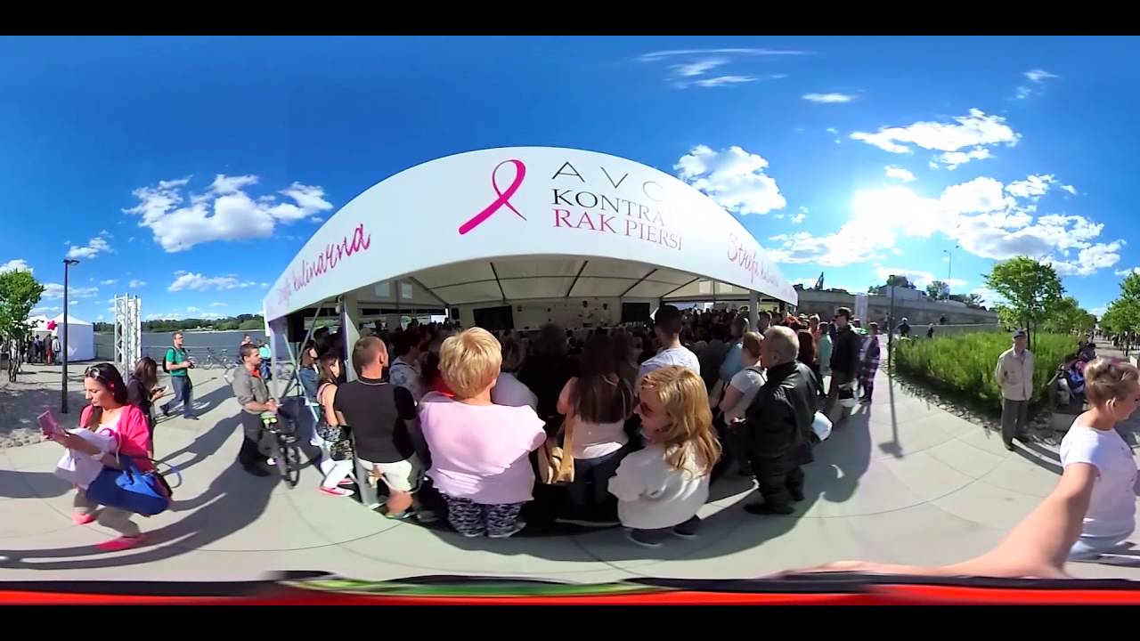 AVON MakeupTV - Dzień R&oacute;żowej Wstążki - Backstage walk 360' (Karolina)
