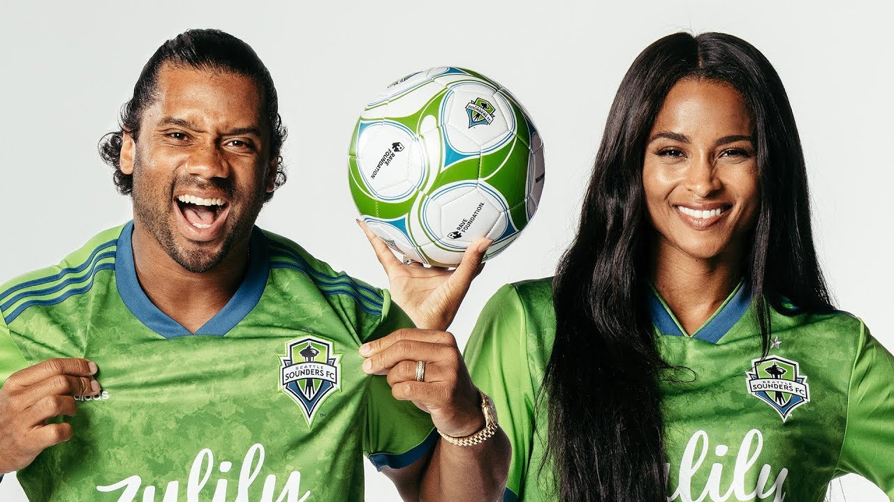 Ciara and I part of the Seattle Sounders Ownership Group!!