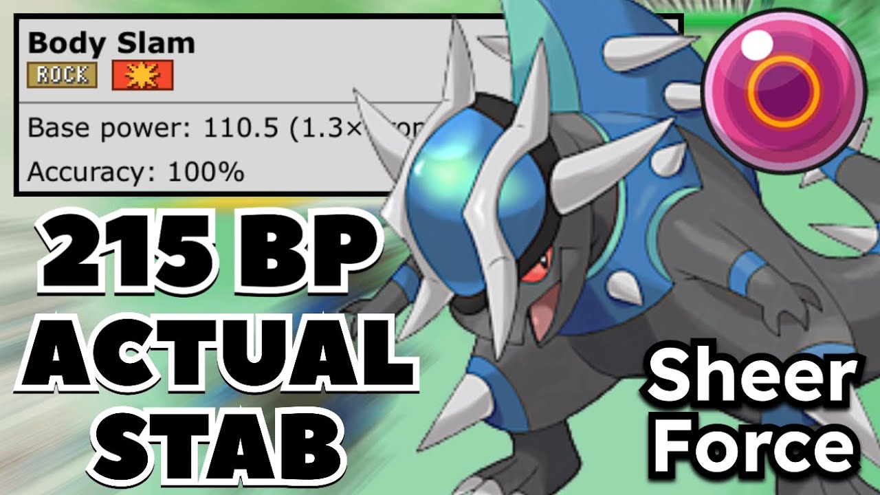 SHEER FORCE RAMPARDOS KILLS EVERYTHING WITH THIS ACTUAL ROCK STAB | Revelationmons