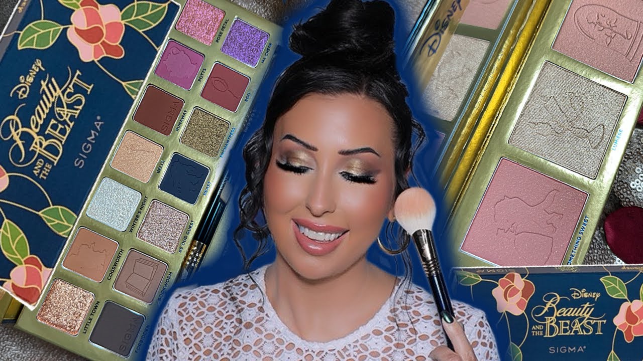 BEAUTY & THE BEAST X SIGMA | NEW DISNEY COLLECTION | LIP SWATCHES, TRY ON, & THOUGHTS!