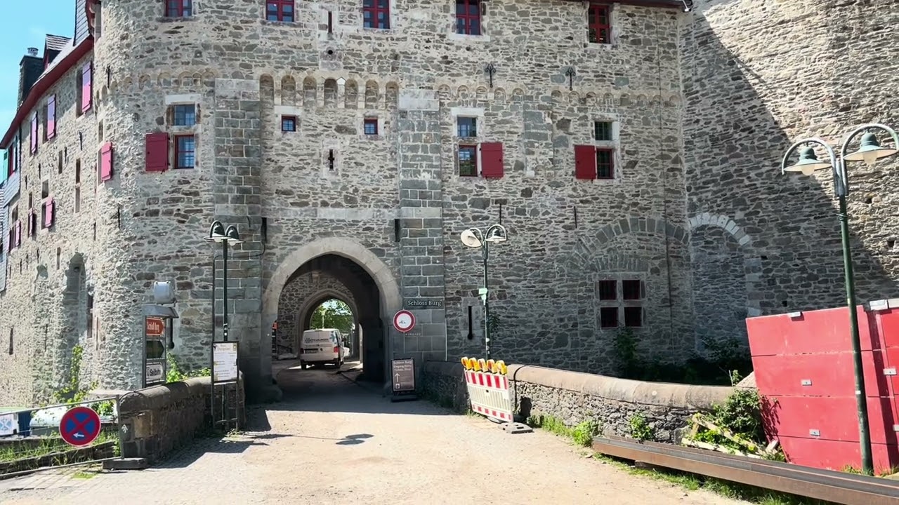 Fahrt und besuch bei Schloss Burg in Solingen